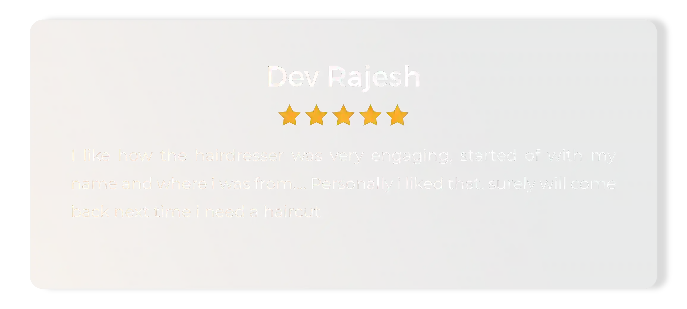 dev customer reviews men's hair salon dubai