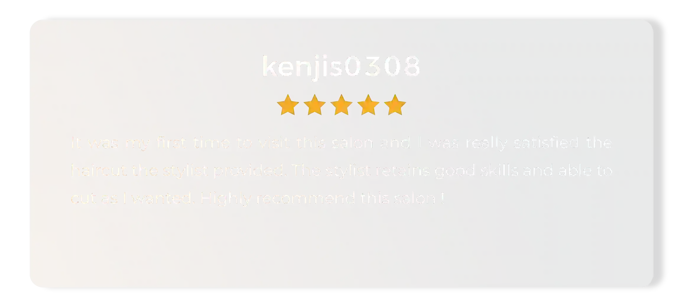 kenji customer reviews men's hair salon dubai